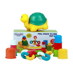 GIGGLES PULL STACK N LINK TOY SET