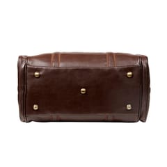 Fenrich Brown Leather Duffle Bag to carry stylish accessories and set the standard also perfect gift for all your employees, clients and customers