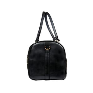 Fenrich Black Leather Duffle Bag to carry stylish accessories and set the standard also perfect gift for all your employees, clients and customers
