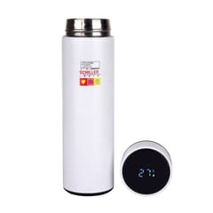 Glory 3 in 1 White Gift Set (Plastic Pen) Notebook & Temperature Bottle perfect corporate gift for all your employees, clients and prospects with UV printing service