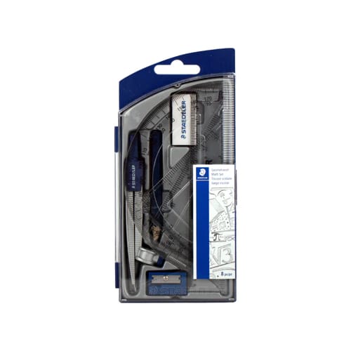 STAEDTLER NORIS 550 GEOMETRY MATH SET (8 PC SET)