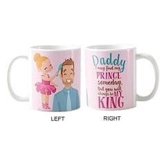 Father's Day Gift Set Pack Of 2 qty ( Ceramic Mug, Cushion Cover Combo Set of 2)