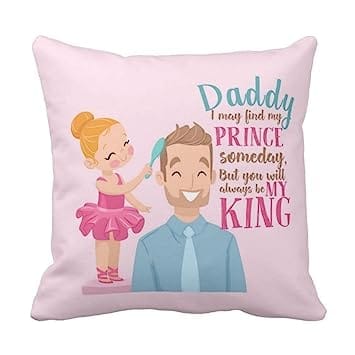 Father's Day Gift Set Pack Of 2 qty ( Ceramic Mug, Cushion Cover Combo Set of 2)