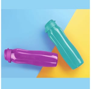 TUPPERWARE Aquaslim Bottle 1 ltr, (Set Of 2) Water Bottle , Back To School Products , For Office