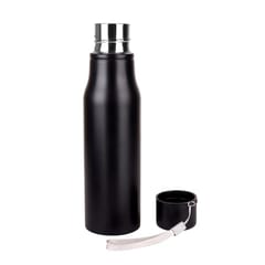 Treggen Black 3 in 1 Gift set (Stainless Steel Sipper Bottle With Silicone Strap , pen , diary) Combo set of 1 Pc for Corporate Gift