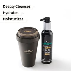 Daily Body Care Kit with Coffee Body Wash and Body Lotion | Deep Cleanses, Hydrates and Moisturizes the Skin with Coffee & Vitamin-E | Sulphate & Paraben Free Care for Men & Women