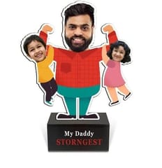 Personalized Caricature Father's Day Gift ,Personalize the caricature with pictures of you and your dad.