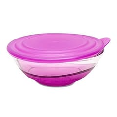 Tupperware Polycarbonate Eleganzia Serving Bowl (Pink, 600ml)