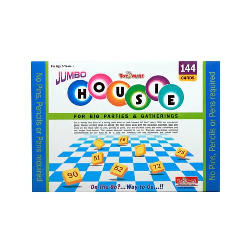 TOY MATE JUMBO HOUSIE 144 CARDS