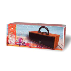 Classic Wooden Speaker MS-WS-004-Mix Color lightweight and portable speaker carry music with it and you can chill with the booming sound while listening to it