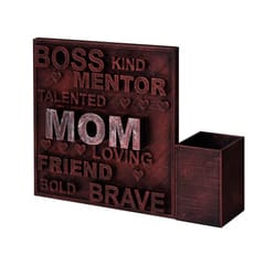 Mother's Day Dark Pink 3D Customized Pen Stand/ Pen Holder/ Pen Organizer Unique Product Proudly Made In India