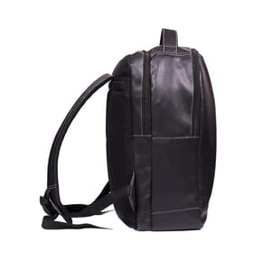 Unisex Water-Resistant Black Backpack made with polyester material,Large Capacity hard case backpack feels luxurious and comfortable