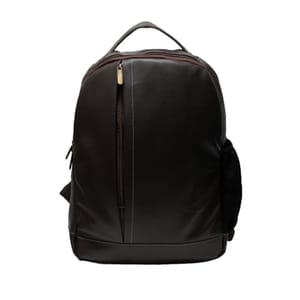 Unisex Water-Resistant Brown Backpack made with polyester material,Large Capacity hard case backpack feels luxurious and comfortable