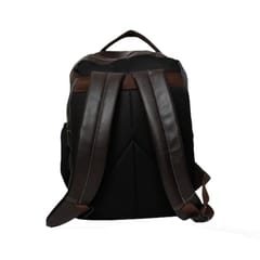 Unisex Water-Resistant Brown Backpack made with polyester material,Large Capacity hard case backpack feels luxurious and comfortable