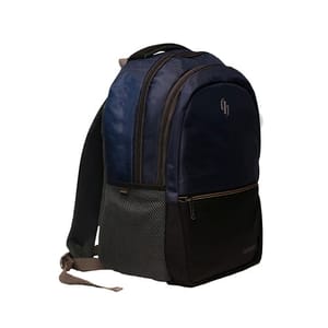 Trackkeeper Stylish Blue Backpack made with polyester material,Large Capacity hard case backpack feels luxurious and comfortable