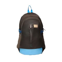 Trek Blue & Grey Backpack made with polyester material,Large Capacity hard case backpack feels luxurious and comfortable