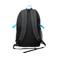 Trek Blue & Grey Backpack made with polyester material,Large Capacity hard case backpack feels luxurious and comfortable