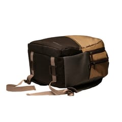 Trackkeeper Stylish Beige Backpack made with polyester material,Large Capacity hard case backpack feels luxurious and comfortable