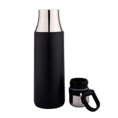 500ml Black Double Stainless Steel Flask With Handle Hot & Cold water also best Gifting option for corporate