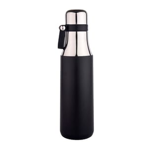 500ml Black Double Stainless Steel Flask With Handle Hot & Cold water also best Gifting option for corporate