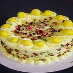 Creamy Fresh Rasmalai Cake(Design as per availability)