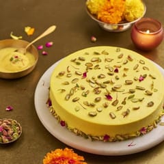 Creamy Fresh Rasmalai Cake(Design as per availability)