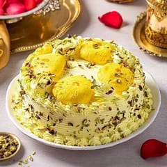 Creamy Fresh Rasmalai Cake(Design as per availability)