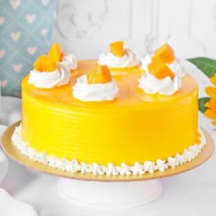 Simple & Fresh Mango Cream Cake(Design as per availability)