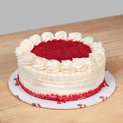 Heavenly Classic Red Velvet Cake(Design as per availability)