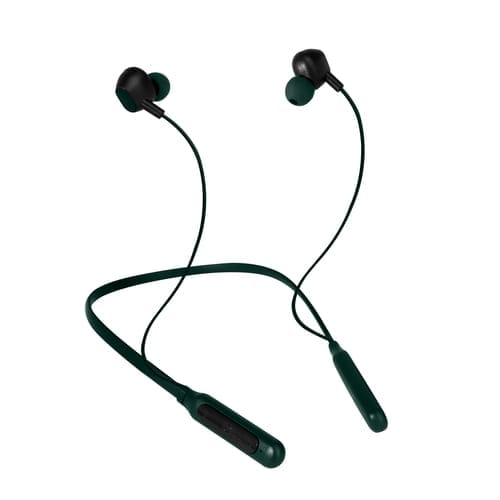 Green Aroma Grace Wireless Bluetooth Neckband with lightweight design and comfortable earbuds also perfect for workouts, runs, or other outdoor activities