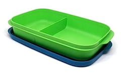 Tupperware Plastic My Lunch, Green and Blue Multicolour, (Colors May Vary, Multicolour) Lunch Box For Back To School Kids ,Birthday Gift