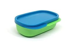 Tupperware Plastic My Lunch, Green and Blue Multicolour, (Colors May Vary, Multicolour) Lunch Box For Back To School Kids ,Birthday Gift