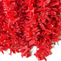 cThemeHouseParty Artificial Mogra Hanging Long Flower line for toran(Backdrop),Home Decor, Diwali, Festival decoration (Red)