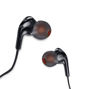 iBall Earwear-Night Black Earphones with Mic is combination of sound, style, and sheer splendour