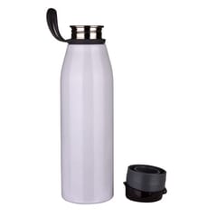 Unbreakable Leak Proof Lightweight & Certified 100% BPA Free Ideal For Gym,Travel, School, Office, Kids 500ml White Glossy Finished Sipper Bottle