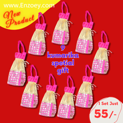 Shardiya Navratri 9 Kumarika Kanya Pujan Gift set QTY 9 Nos