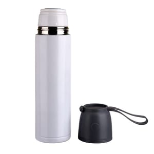 500ml White Premium Stainless Steel Thermos Vacuum Cup Tumbler Bottle for corporate gifiting