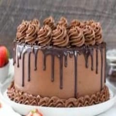 Delectable & Creamy Chocolate Delight Cake(Design as per availability)