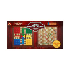 TOYS BOX LUDO & SNAKES & LADDERS PREMIUM SMALL