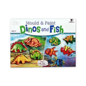 TOYKRAFT MOULD & PAINT DINOS & FISH