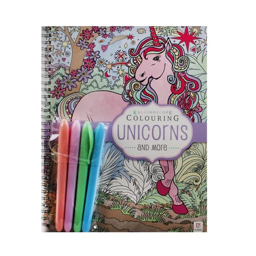 HINKLER KALEIDOSOPE COLOURING UNICORNS & MORE