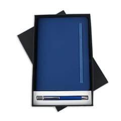 Blue Corporate Diary with Pen Combo set of 1 Pc for Corporate Gift