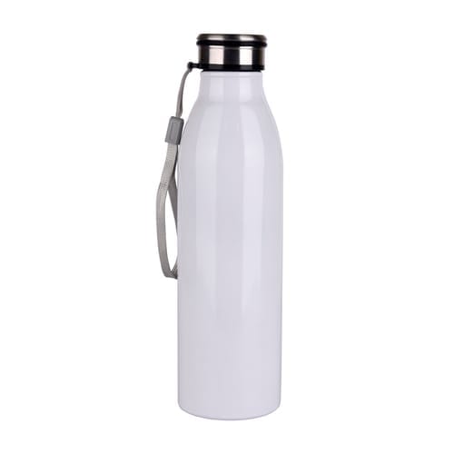 Unbreakable Leak Proof Lightweight & Certified 100% BPA Free Ideal For Gym,Travel, School, Office, Kids 750ml White Stainless Steel Sipper Bottle
