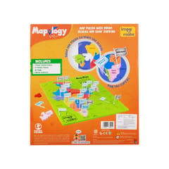 IMAGI MAKE MAPOLOGY INDIA WITH CAPITAL MAP PUZZLE