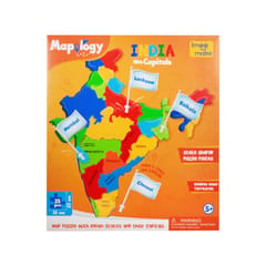 IMAGI MAKE MAPOLOGY INDIA WITH CAPITAL MAP PUZZLE