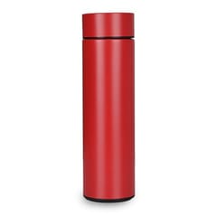 500 ml Trendy Red Smart LED Active Temperature Display Indicator Insulated Stainless Steel Hot & Cold Flask Bottle