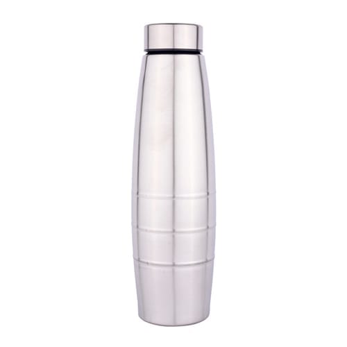 1000ml Classic Stainless Steel Bottle Single Layer Rugged Water Cup For Camping Sports Gym