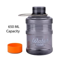 Classic 650ml Water Bottle (Mix Colours) high-quality BPA-free plastic with leakproof, rustproof, sturdy, and durable for outdoor Activity