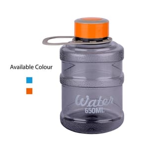 Classic 650ml Water Bottle (Mix Colours) high-quality BPA-free plastic with leakproof, rustproof, sturdy, and durable for outdoor Activity