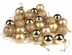 24 Pcs Christmas Balls Ornaments Shatterproof Gold Xmas Trees Parties Decorations Balls for Party Decoration,with Hanging Hole (Golden 4 Cm) By cThemeHouseParty